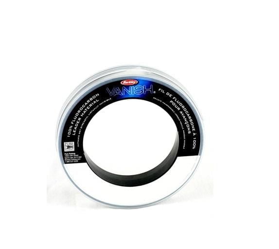 Berkley VLMC60-15 Vanish Fluorocarbon Leader 60lb 30yd Wrist Spool Clear