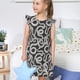 thumbnail image 4 of Fotbe Snake Vestido de Dormir para Niñas de 3 a 10 Años, Mangas Cortas, Estilo Princesa, Pijama Camisón con Mangas Voladas-Medium, 4 of 6