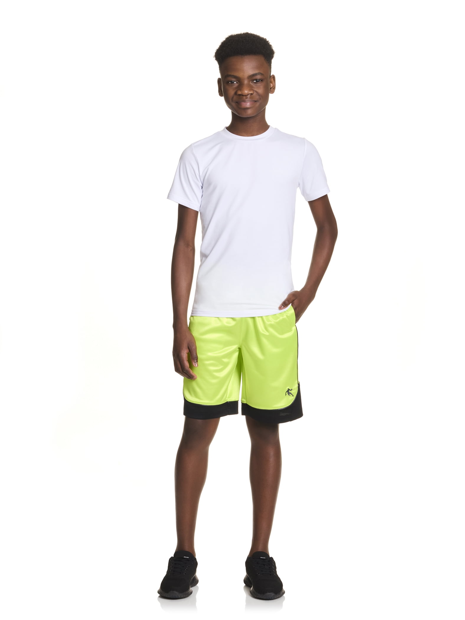 AND1 Boy's All Court Basketball Athletic Shorts, Sizes 4-18