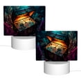 thumbnail image 2 of Fotbe Underwater Treasure Chest Pattern Acrylic Night Light Gift with 3 Color ModesTouch-Sensitive LED Lamp Perfect Gift for Mother's Day, Birthday, or Christmas, 2 of 9