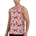 thumbnail image 2 of KLL Cute ladybugs red Print Men's Muscle Gym Workout Stringer Tank Tops Bodybuilding Fitness T-Shirts Tank Tops Men-Medium, 2 of 7