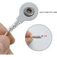 thumbnail image 2 of 4 Pcs Electrode Lead Wire Adapters, Convert 2mm Pin to 3.5mm Snap - Compatible with TENS, EMS, IF Units, 2 of 5