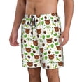 thumbnail image 2 of Naloa Cute Bear Men's Beach Shorts, Surfing shorts, Swim trunks, Quick Dry Swim Trunks for Surfing Beach Fun - 3X-Large, 2 of 9
