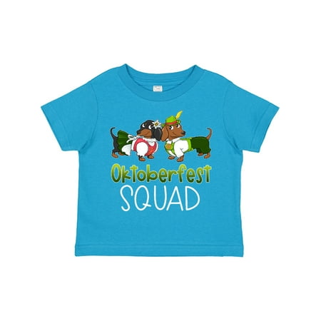 

Inktastic Oktoberfest Squad- Cute Dachshunds in German Costumes Gift Toddler Boy or Toddler Girl T-Shirt