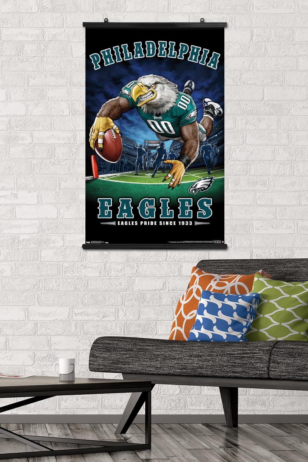 San Francisco 49ers Vs. Philadelphia Eagles. NFL Match Poster. Two