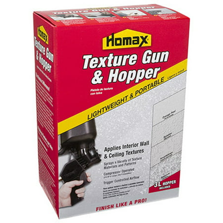 HOMAX PRODUCTS/PPG Pneumatic II Spray Texture Gun, 3-Liter Hopper