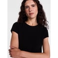 thumbnail image 5 of Scenario Women's and Women's Plus Tee with Short Cap Sleeves, Sizes XS-4X, 5 of 6