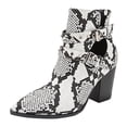 thumbnail image 1 of NECHOLOGY Zapatos Botines para mujer Europa y los Unidos y el comercio exterior de los Unidos para botas gruesas con cabeza redonda después de la correa Modelos clásicos y botines Botas (White 6.5), 1 of 7