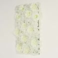 thumbnail image 4 of BalsaCircle 4 Cream Silk Roses Hydrangea Flowers Wall Panels 11 feet UV Protected Background Wedding Party Photo Booth, 4 of 8