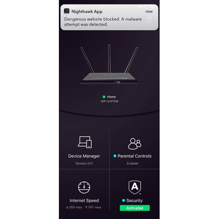 NETGEAR - Nighthawk AC2300 Cybersecurity Wi-Fi Router