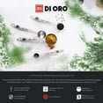 thumbnail image 6 of New DI ORO 4-Piece 18/8 Stainless Steel Measuring Spoons Set - Easy-to-Read Measurements - For Dry and Liquid Ingredients - Great Kitchen Tools for Cooking and Baking - Dishwasher Safe, Easy to Clean, 6 of 7