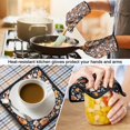 thumbnail image 5 of Pioneer Flower Floral Print Pattern 1-Pack Oven Mitts Set, Heat Resistant Kitchen Gloves, 7.7" X 12", 5 of 6