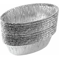 Large Oval Disposable Aluminum Challah Pan Bakeware Perfect For Baking - Choose :132CT