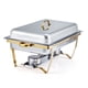 thumbnail image 1 of Yeshouse Calentadores de alimentos de acero inoxidable de 8 cuartos, ideales para buffets, con tapas y soportes plegables. Perfectos para catering, fiestas y cenas, 1 of 8