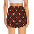 thumbnail image 4 of Uemuo Christmas With Character Pattern Women's Athletic Shorts High Waisted Running Shorts with Liner Pockets Gym Elastic Workout Shorts-XX-Large, 4 of 9