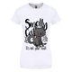 thumbnail image 1 of Grindstore - Camiseta ilustración Smelly Cat para chica mujer (Blanco), 1 of 2