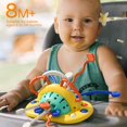 thumbnail image 6 of Teething Toys for Baby 6-12 months,High Chair Toys with Suction Cup Toys, Pull String Sensory Toys for Fine Motor Skills Gift for Toddlers, 6 of 7