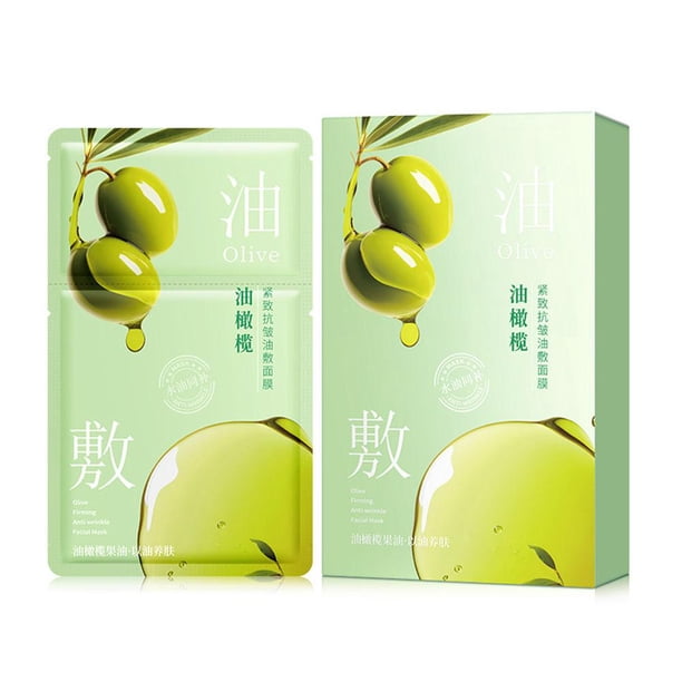 Ruifaya Mascarilla facial con aceite de camelia, hidratante, antiarrugas y reafirmante.