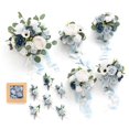 thumbnail image 1 of Paquete de flores artificiales para boda Ling's Moment Blue, 1 of 8