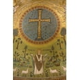 thumbnail image 2 of Kaveney, Wendy 17x24 Black Ornate Wood Framed with Double Matting Museum Art Print Titled - Italy, Ravenna Church of St Apollinare Mosaic, 2 of 4