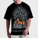 thumbnail image 3 of Camiseta para hombre con estampado 3D de Rey León divertido, moda urbana, informal, de verano, con cuello redondo, manga corta, camiseta de gran tamaño, 3 of 5