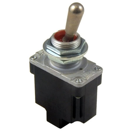 

Honeywell MS24523-28 Switch Toggle (ON) OFF SPST Round Lever Screw 15A 277VAC 250VDC 372.85VA Panel Mount with Threads
