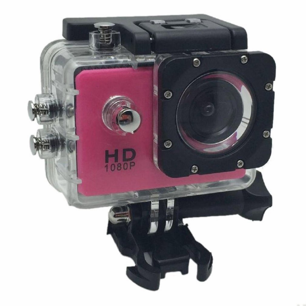 Outdoor Diving Camera Hd 1080P Camera Tachograph Waterproof CameraPink