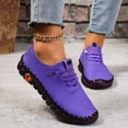 thumbnail image 7 of YLYL Women's Leather Flat Bottom Loafers Slip-on Round Toe Non-Slip Breathable Walking Shoes, 7 of 7