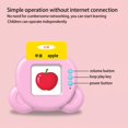 thumbnail image 2 of Electronic Talking Flash Cards Speech Teaching Toy educativo temprano Rosado Sunnimix Tarjeta flash parlante, 2 of 7