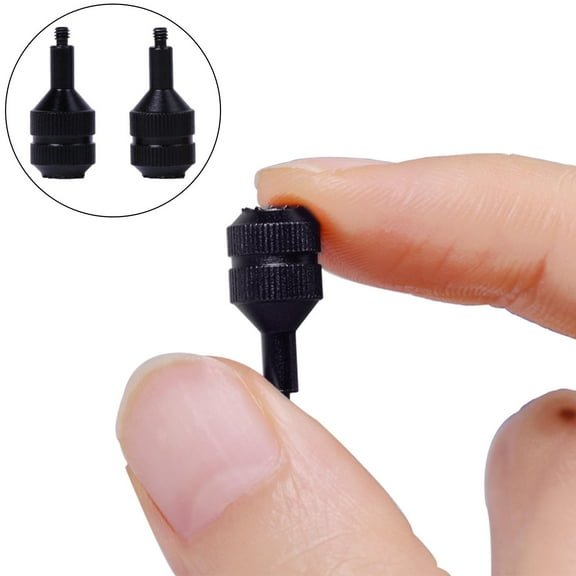 2x Thumb Rocker CNC Mini Metal Extended Accessories Controller Stick for 3 for FPV Remote Controller 2 , Black