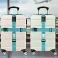 thumbnail image 3 of Travel Essentials, Eye-Catching Color Luggage Strap, Quick Release Buckle for Convenience, 2 PCS Brightly Colored, Heavy Duty for Long-Distance Trips, TSA Approved, 3 of 5