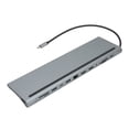thumbnail image 1 of Concentrador USB C 12 en 1 con todas las funciones para computadora portátil, concentrador multipuerto USB C a Ethernet, 1 of 14