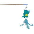 thumbnail image 3 of Cat Teaser Wand Interactive Strawberry Dinosaur Kitten Teaser Toy Cat Bell Wand, 3 of 10
