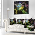 thumbnail image 3 of Designart Wings of Angels Yellow - Abstract Throw Pillow - 16x16, 3 of 5