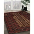 thumbnail image 3 of Ahgly Company Machine Washable Indoor Rectangle Traditional Red Brown Area Rugs, 7' x 10', 3 of 7
