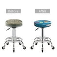 thumbnail image 4 of Goofa Transportations With Cute Animals Printed Stool Covers Round, Waterproof Round Bar Stool Covers Anti-Slip Round Bar Stool Seat Cover with Elastic Bands Durable -12 inch, 4 of 7