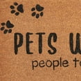 thumbnail image 3 of Park Designs Pets Welcome People Tolerated Doormat 1'6''x2'6'', 3 of 6