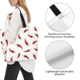 thumbnail image 3 of Balery Chili Bolsa Tote Estilo Estético con Cremalleras, Bolsa de Hombro, Bolsa de Compras Grande y Plegable, 3 of 8