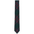 thumbnail image 2 of Bar III Men's Farrin Plaid Tie Green Necktie, 2 of 2
