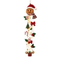 thumbnail image 3 of Glowing Gingerbread Man Christmas Door Hanger, Warm LED Lights Christmas Decorations - Festive Lighted Designs, Space-Saving Holiday Ornament, Indoor Outdoor Wall Decor for Holiday Gifts, 3 of 5