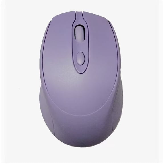 Wireless Mouse Rechargeable - Gamer Dual Modes BT5.2 & 2.4G USB, Mute Mice for Laptop, Pad, Tablet Purple