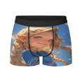 thumbnail image 3 of Calzoncillos tipo bóxer para hombre, ropa interior masculina, transpirable, con el tema de Zeldas Legendary Hot Game, 3 of 5