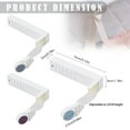 thumbnail image 3 of Tool Kit for Home, Bedsheet Lock Heavy Bed Sheet Corner Lock for Keep Sheets Firm Tight Bed Sheet Detangler Bed Sheet Organizer Mattress Sheet Holder Straps Sheet Protectors Sheet Clips, 3 of 9