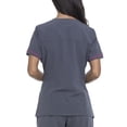 thumbnail image 5 of Signature Collection Women's V-Neck Scrub Top with Embroidery Accent, 5 of 8