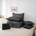 thumbnail image 6 of Feelyou Bear Adult Twin Bedding Sets 7pcs, Western Boho Damask Bedding Comforter Set, 6 of 8
