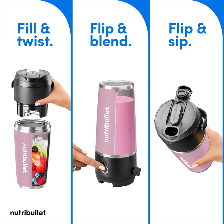 nutribullet Flip Insulated Portable Blender NBPB10350AK, Lavender