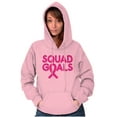 thumbnail image 3 of Breast Cancer Awareness Squad Goals Hoodie Sweatshirt Women Brisco Brands S, 3 of 6