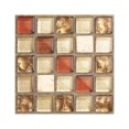 thumbnail image 1 of Crystal Tile 3D Wall Sticker Practical Glass Decor Marble Pattern Panel High Heating Resistance Living Room Bathroom Decoration Type 5, 1 of 7