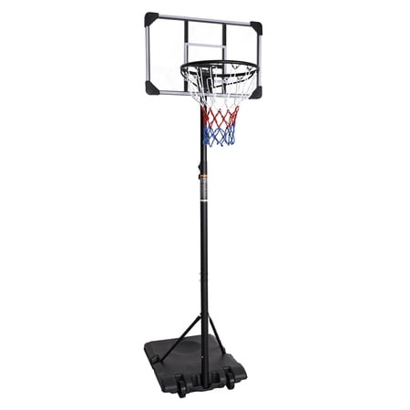 SEGMART Kids Basketball Hoop, 5.6 to 7ft Adjustable Height, Swimming Pool Basketball Hoop Outdoor 28in Backboard for Kids/Adults Indoor Outdoor