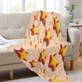 thumbnail image 6 of Stereoscopic Stars Camping Blankets Bed Throws and Cozy Travel Blanket Fluorescence 70x55in Double Sided, 6 of 8